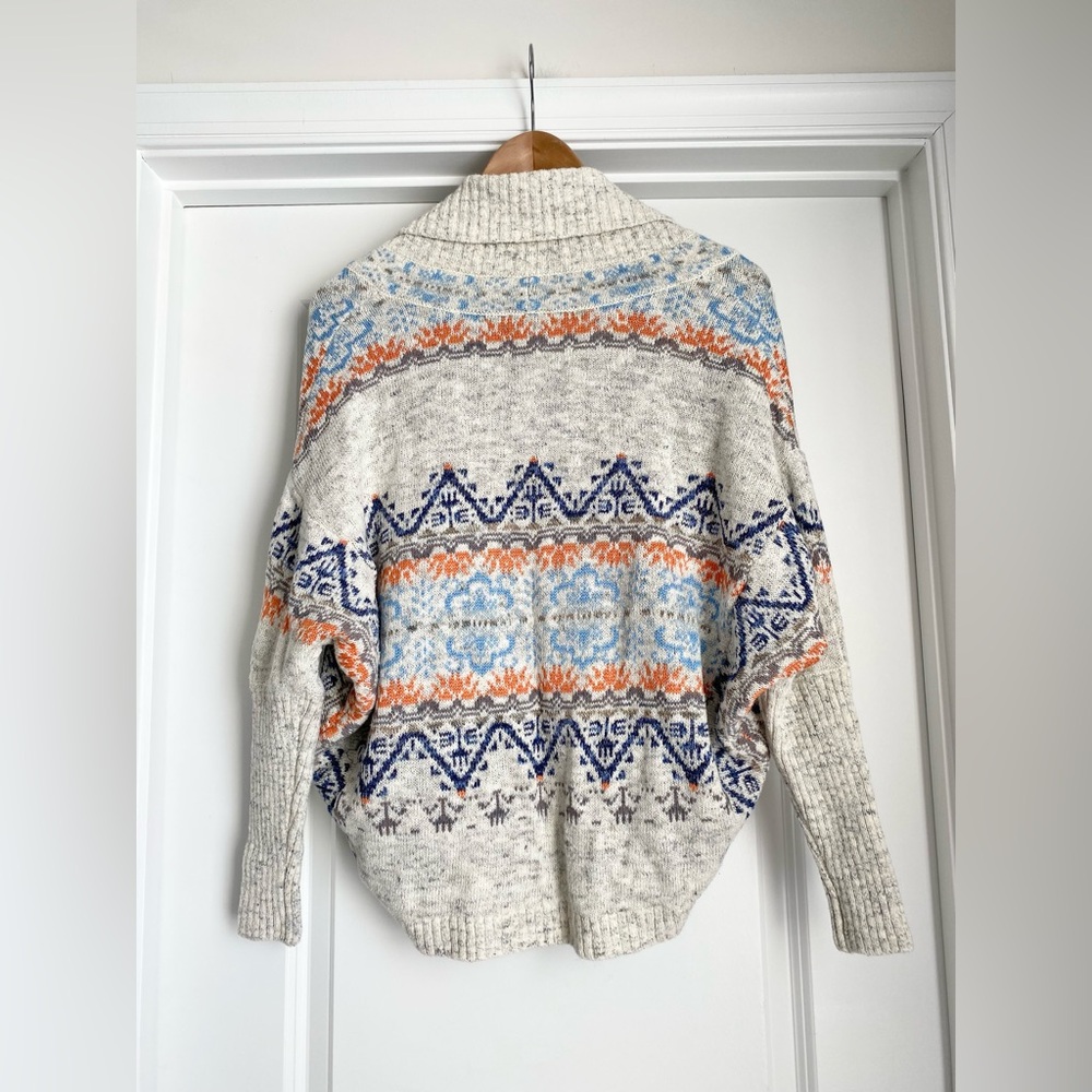 Anthropologie Pilcro Jacquard Cocoon Cardigan Sweater (Size XS) - NWT - Picture 6 of 6